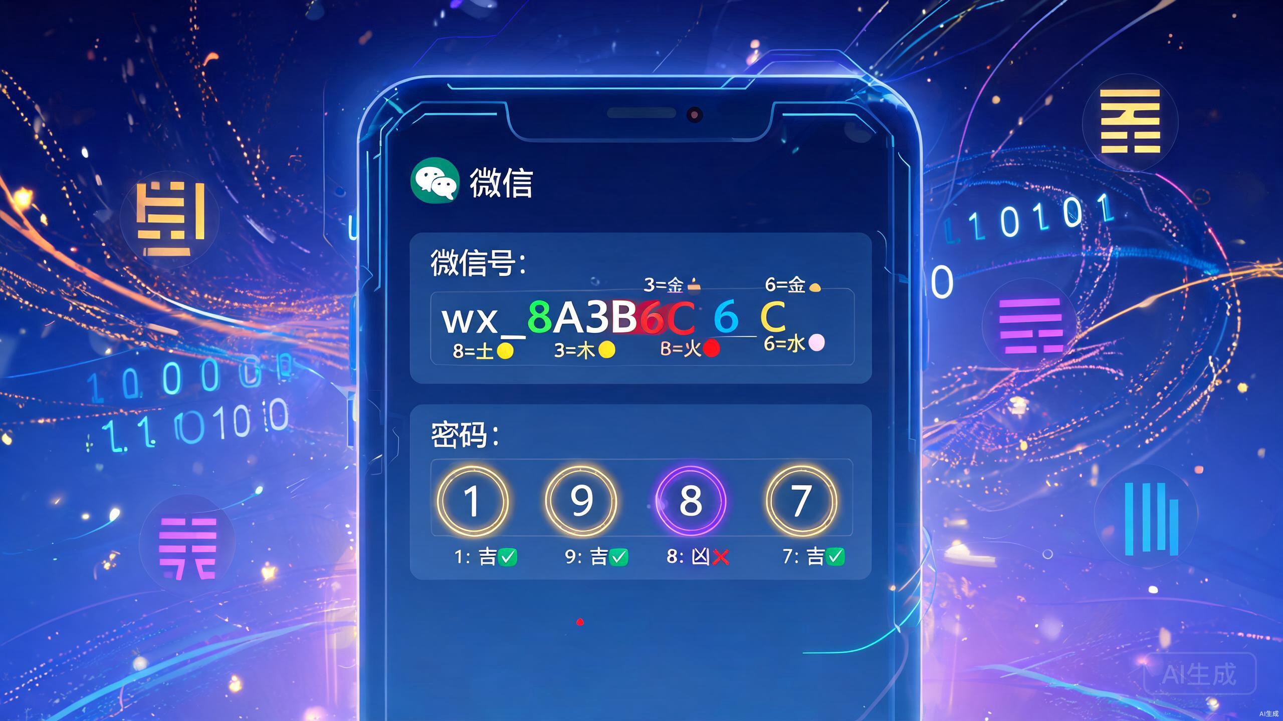 WeChat ID and Password Feng Shui
